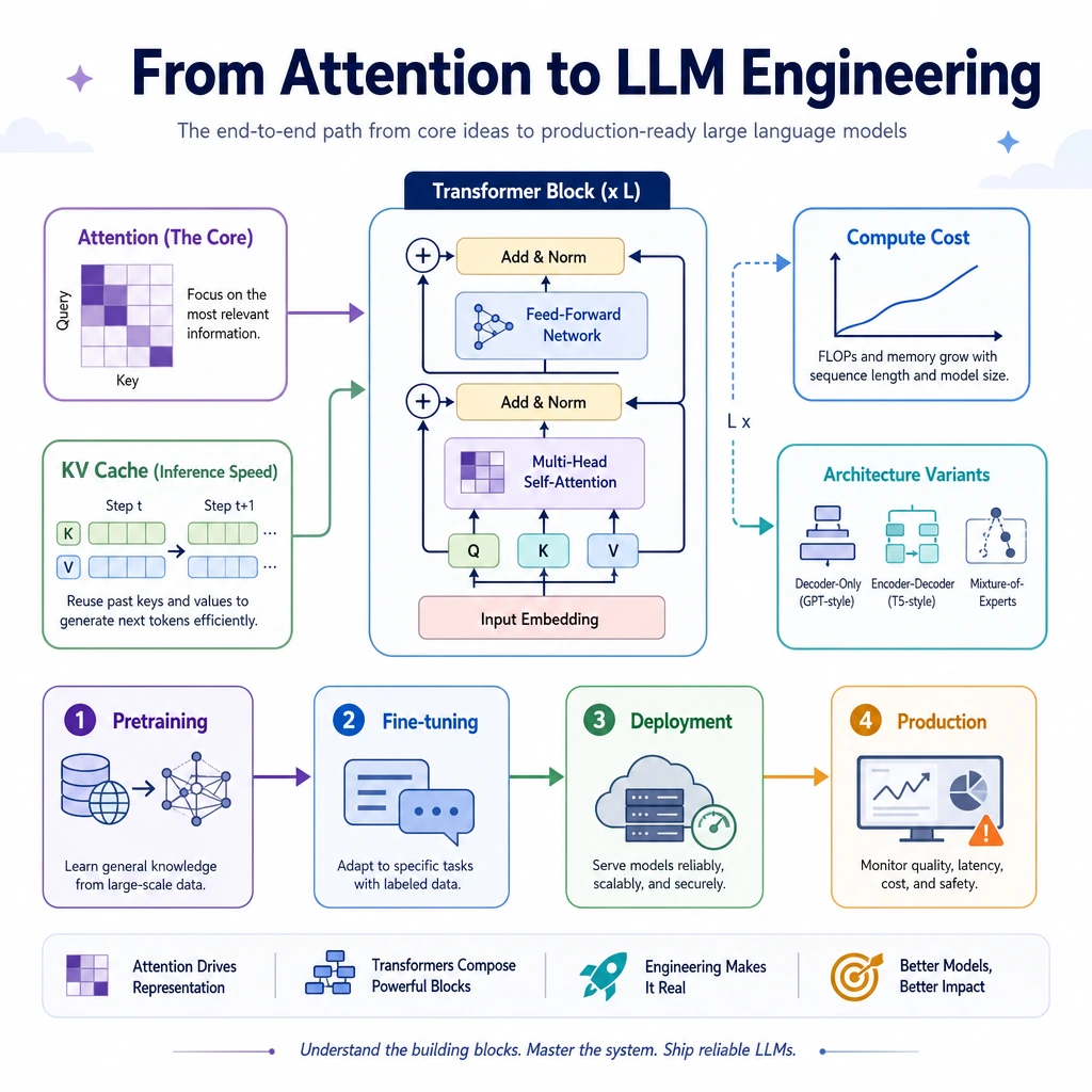 Transformer deep-dive chapter relationship diagram
