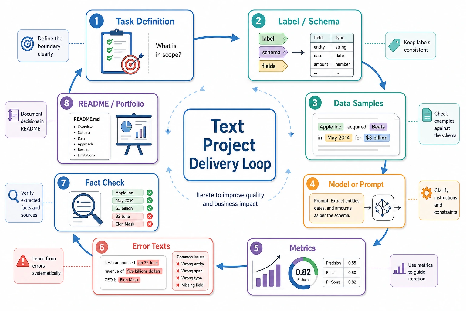 NLP project delivery loop
