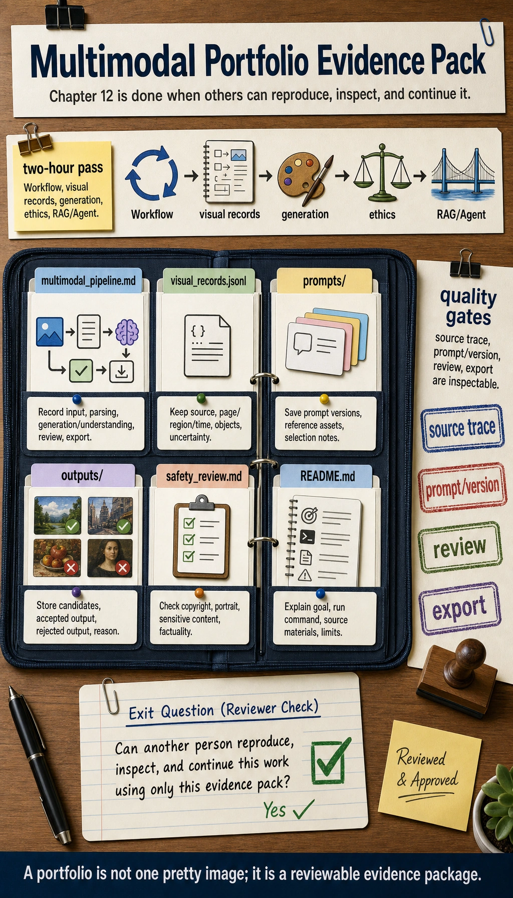 Multimodal portfolio evidence pack