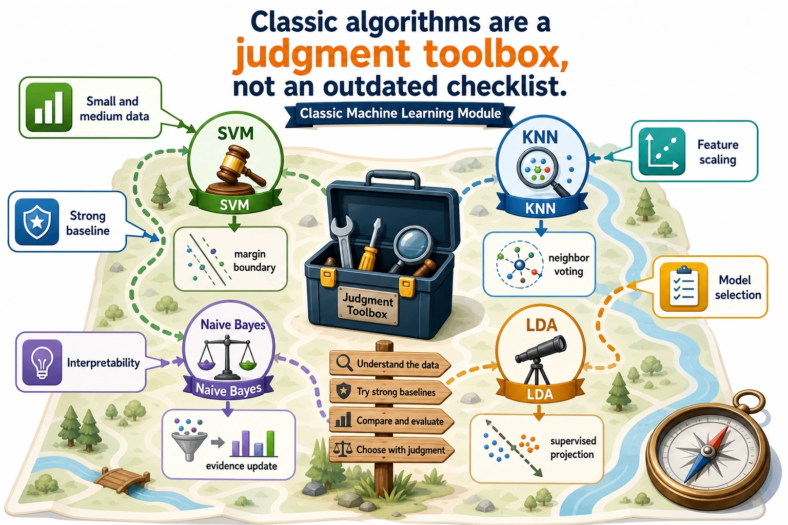 Module map for supplementary classic ML algorithms