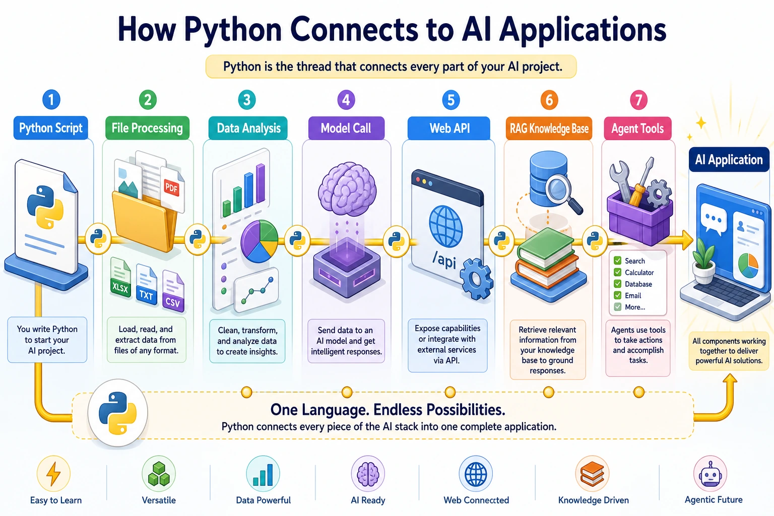 Python to AI Application Workflow