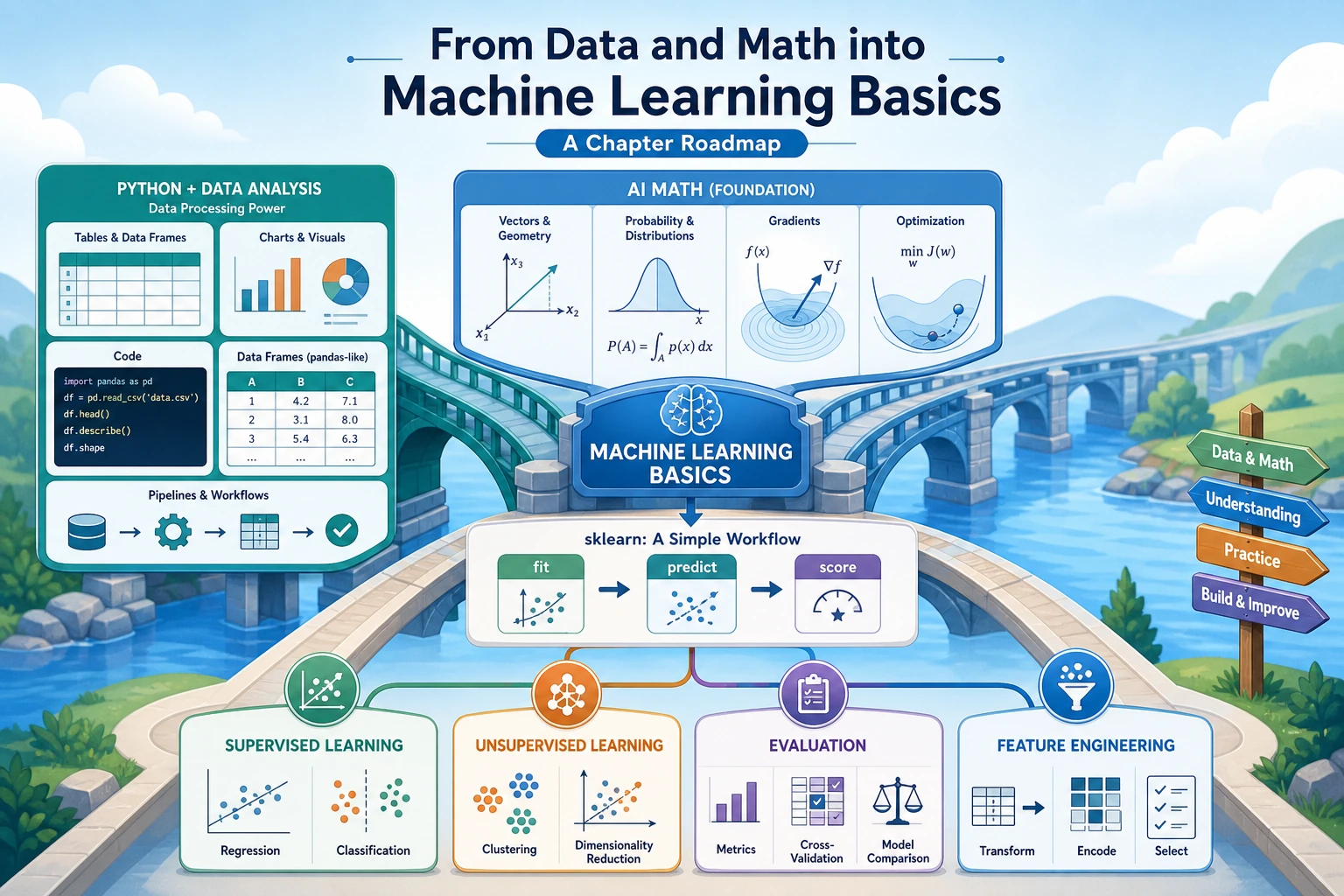 Machine Learning Basics Chapter Flow