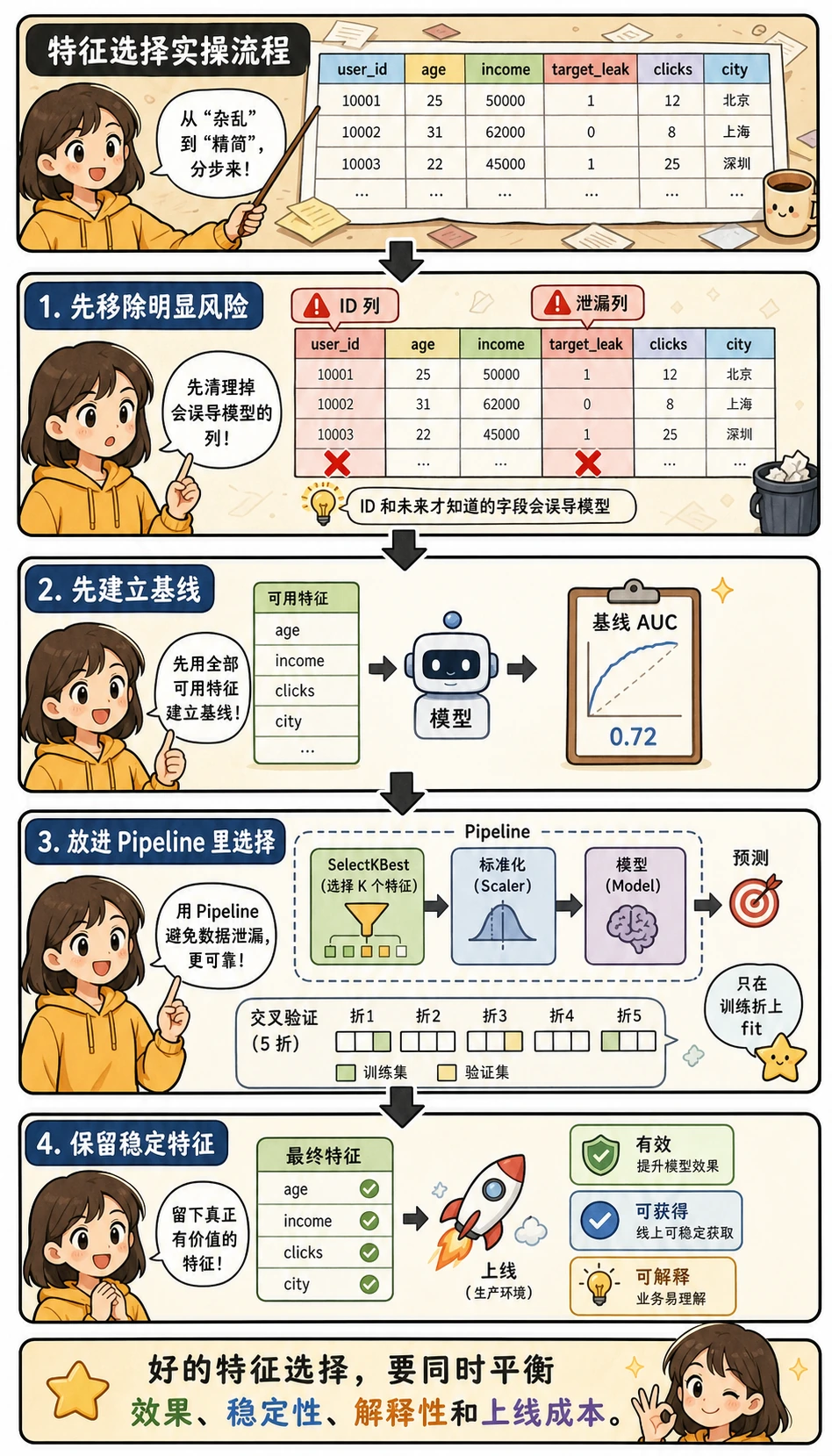 特征选择实操流程