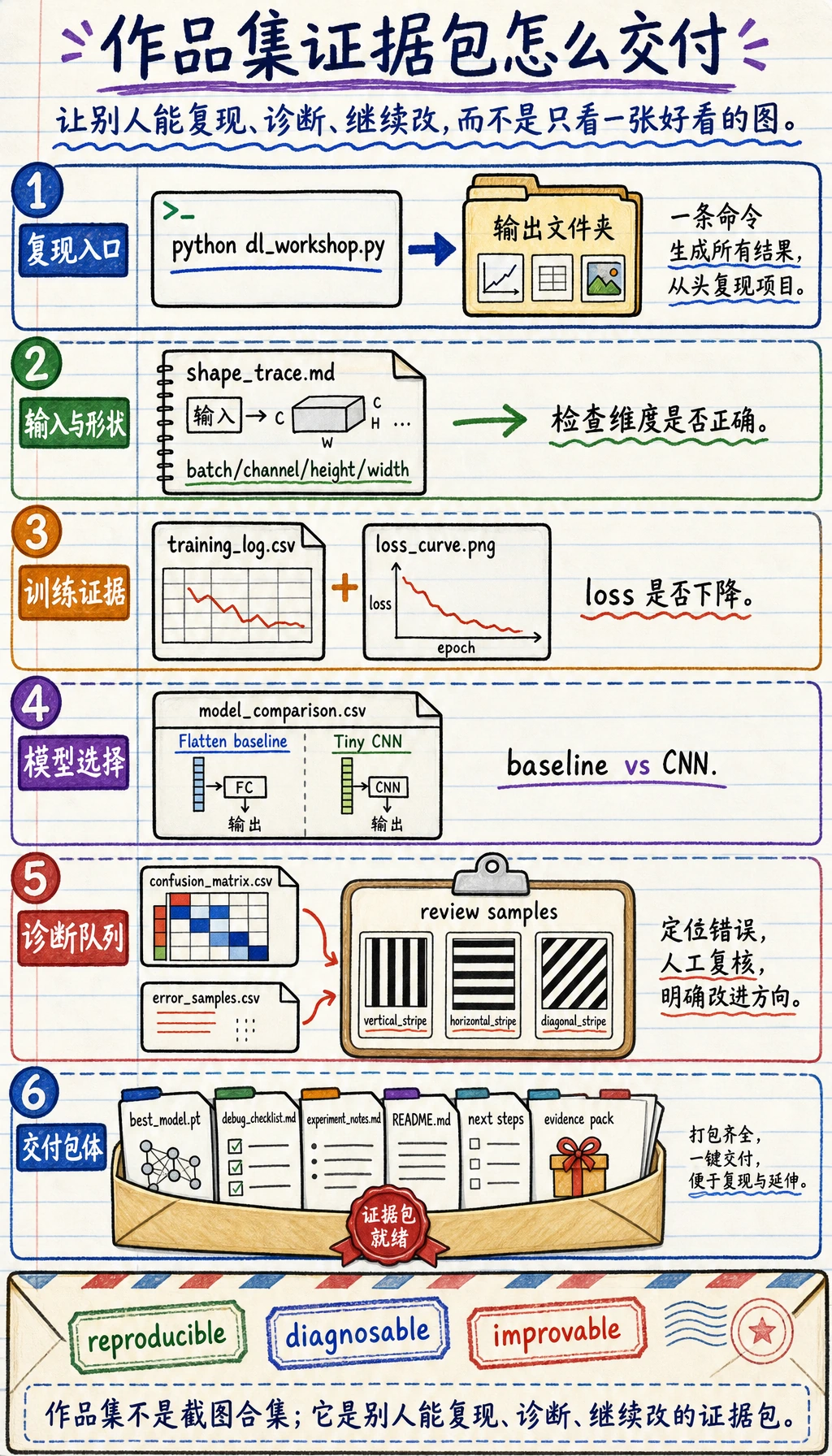 深度学习作品集证据包