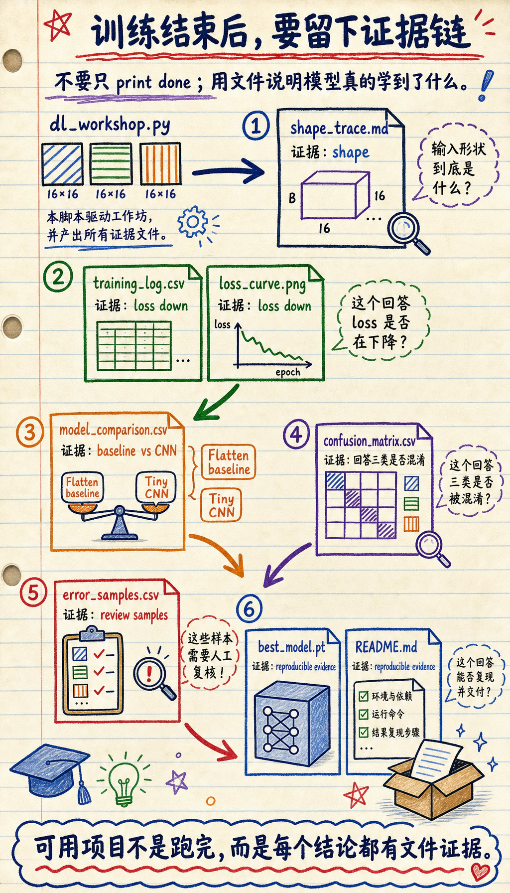 深度学习训练证据流水线