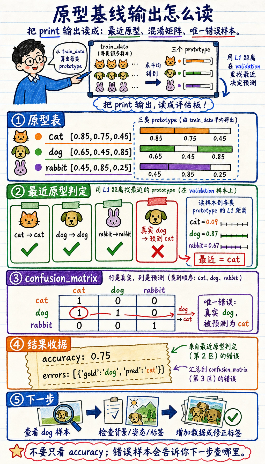 图像分类原型基线结果图