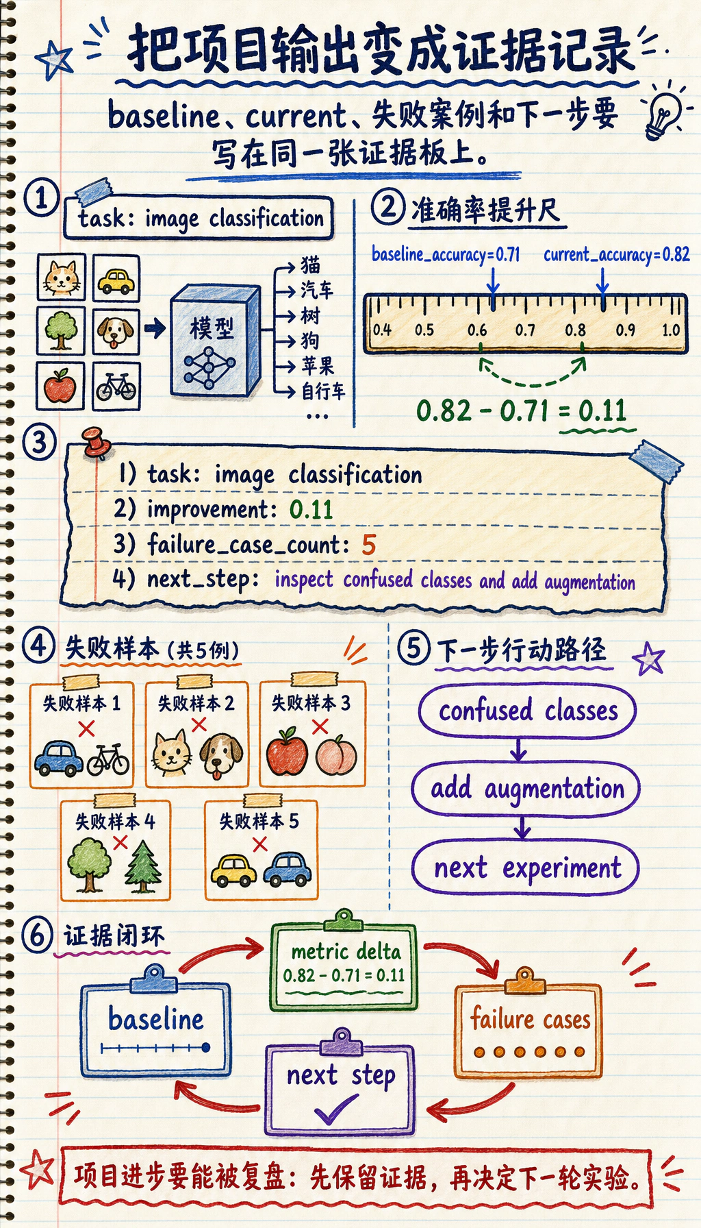 深度学习项目证据记录结果图