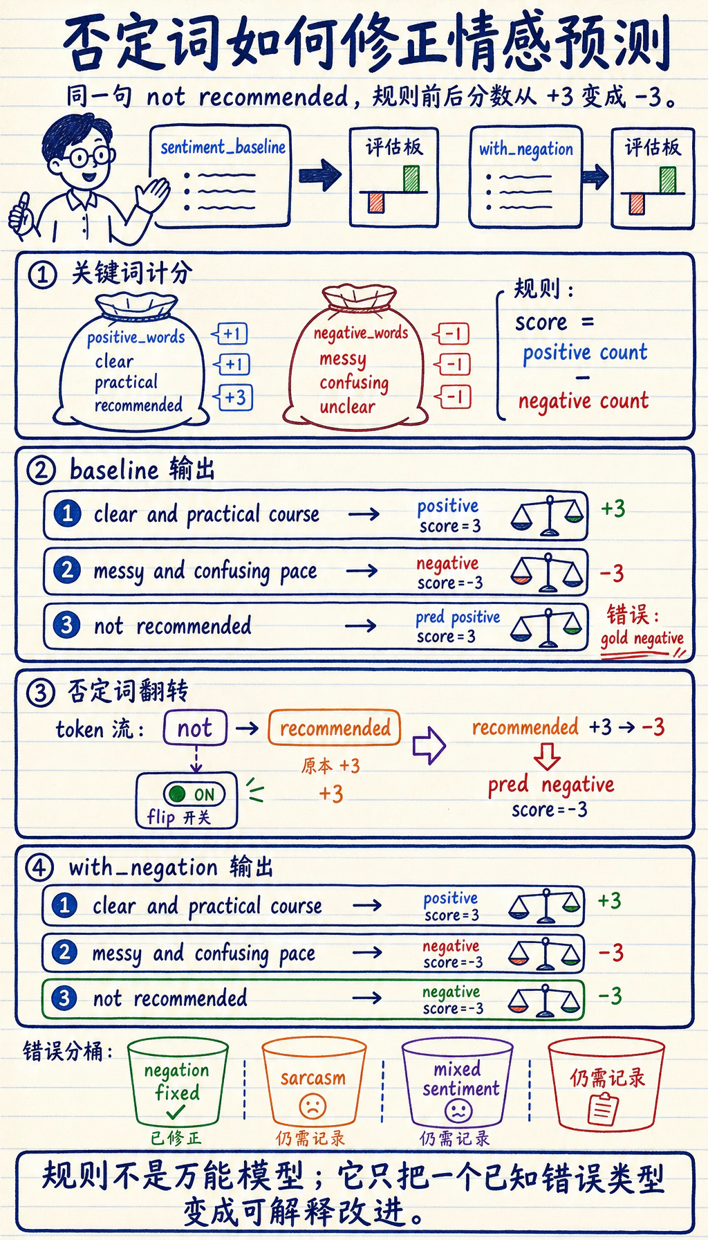 情感分析否定词规则结果图