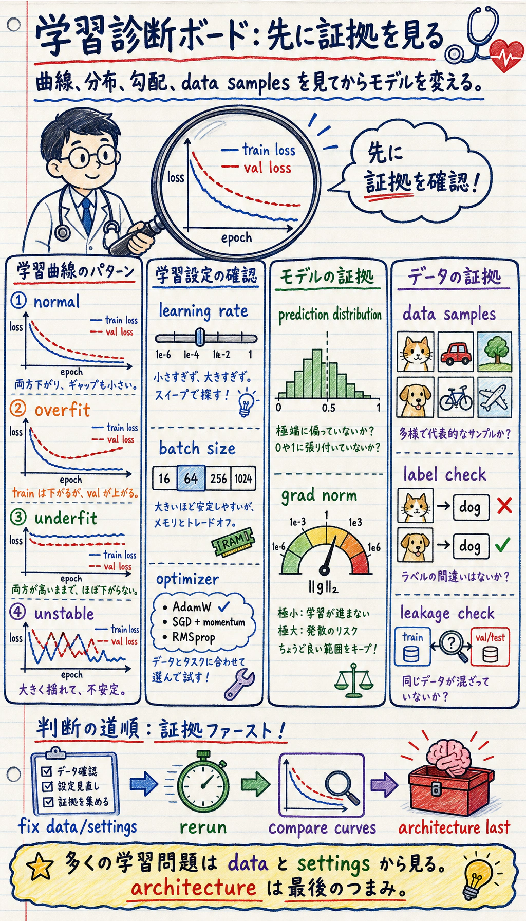 学習診断ダッシュボードマップ