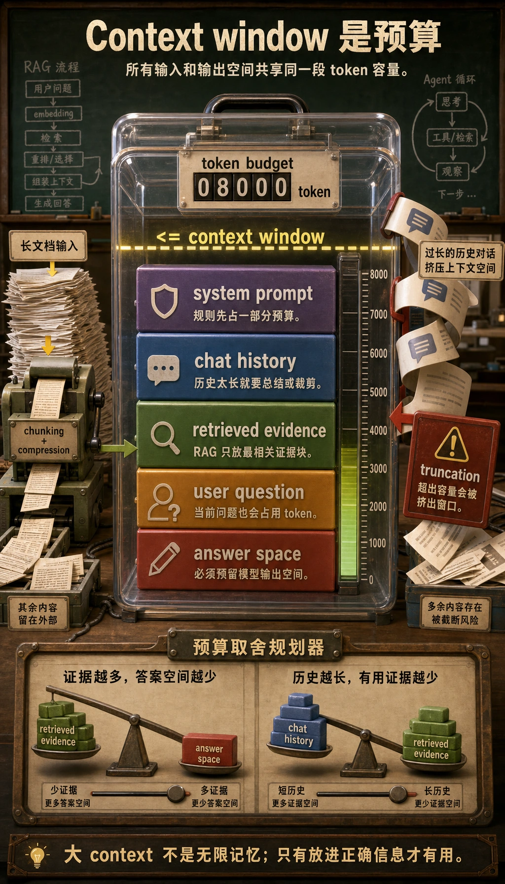 上下文窗口信息预算图