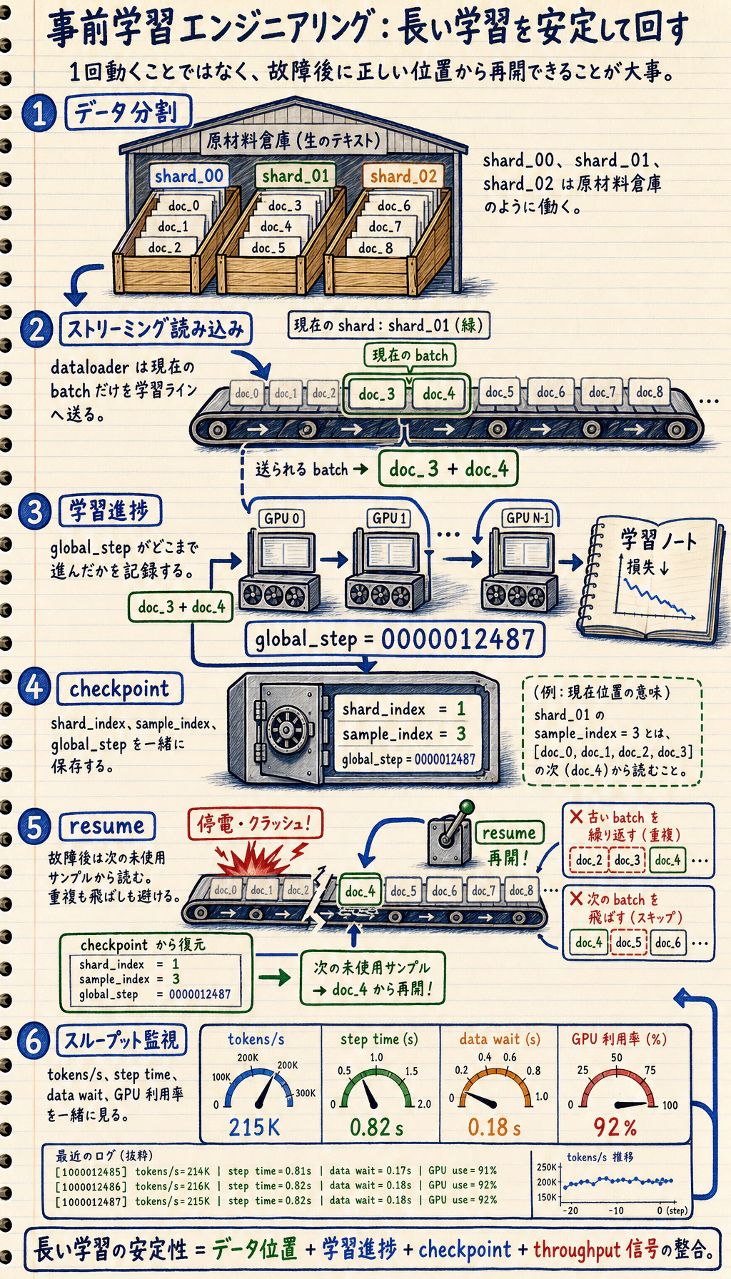 事前学習エンジニアリングの生産ライン図