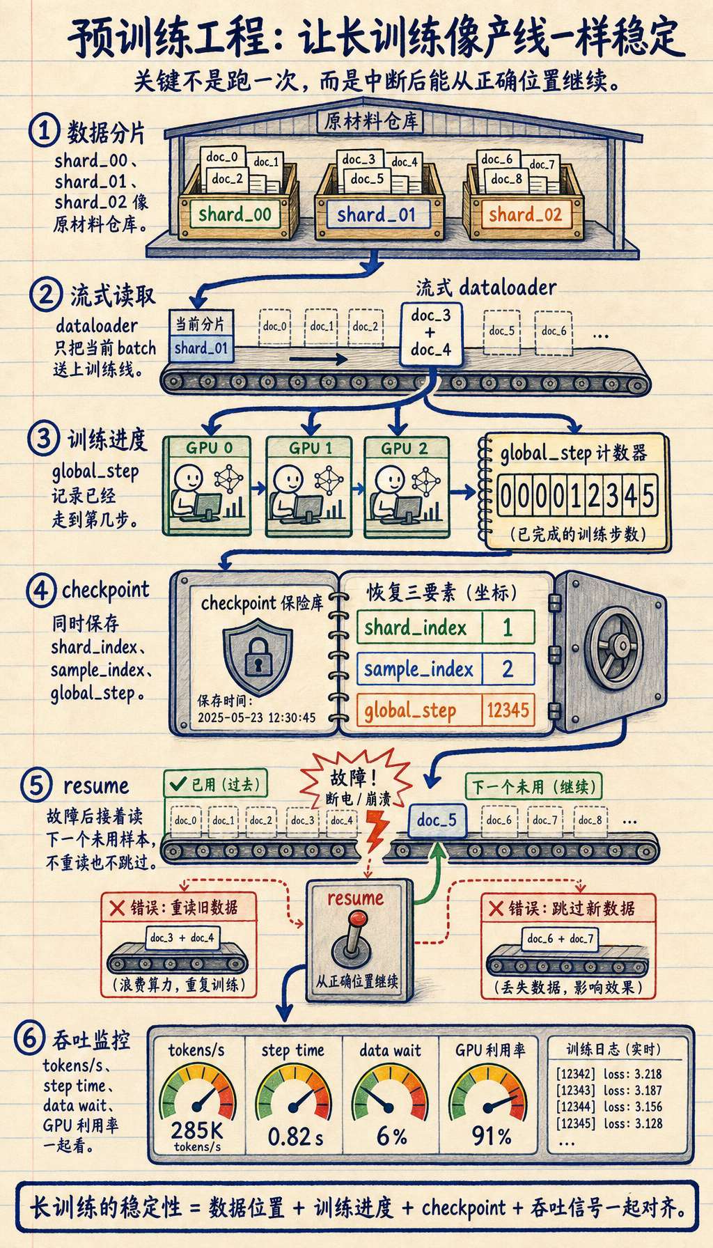 预训练工程生产线图