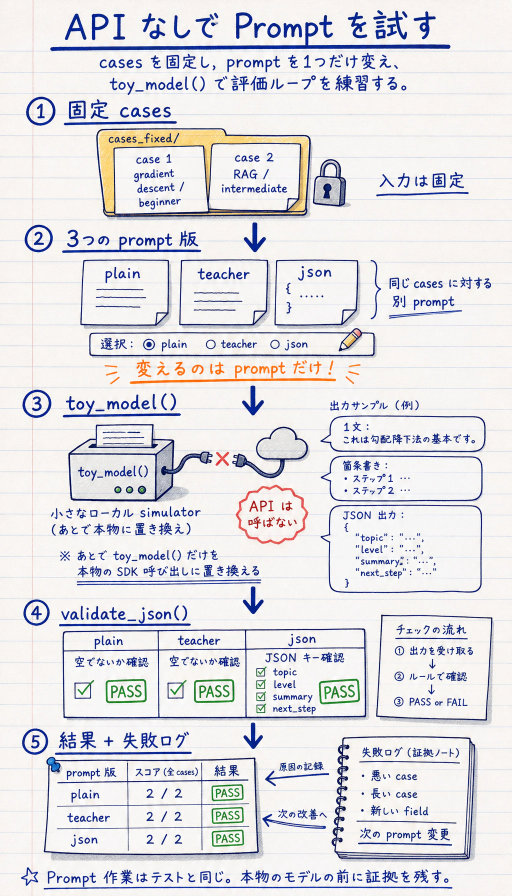 Prompt 実験ループ