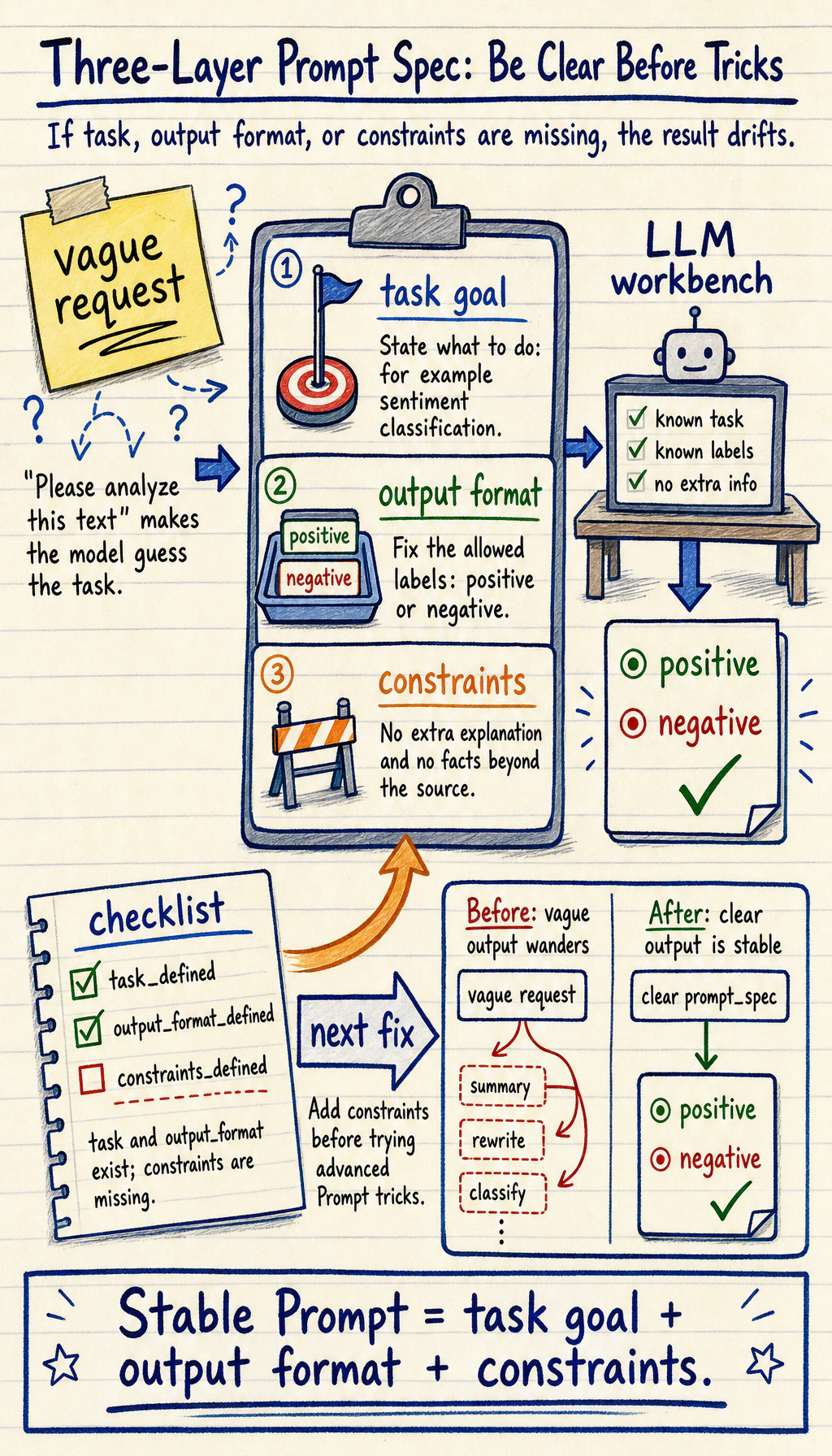 Prompt three-layer task specification diagram