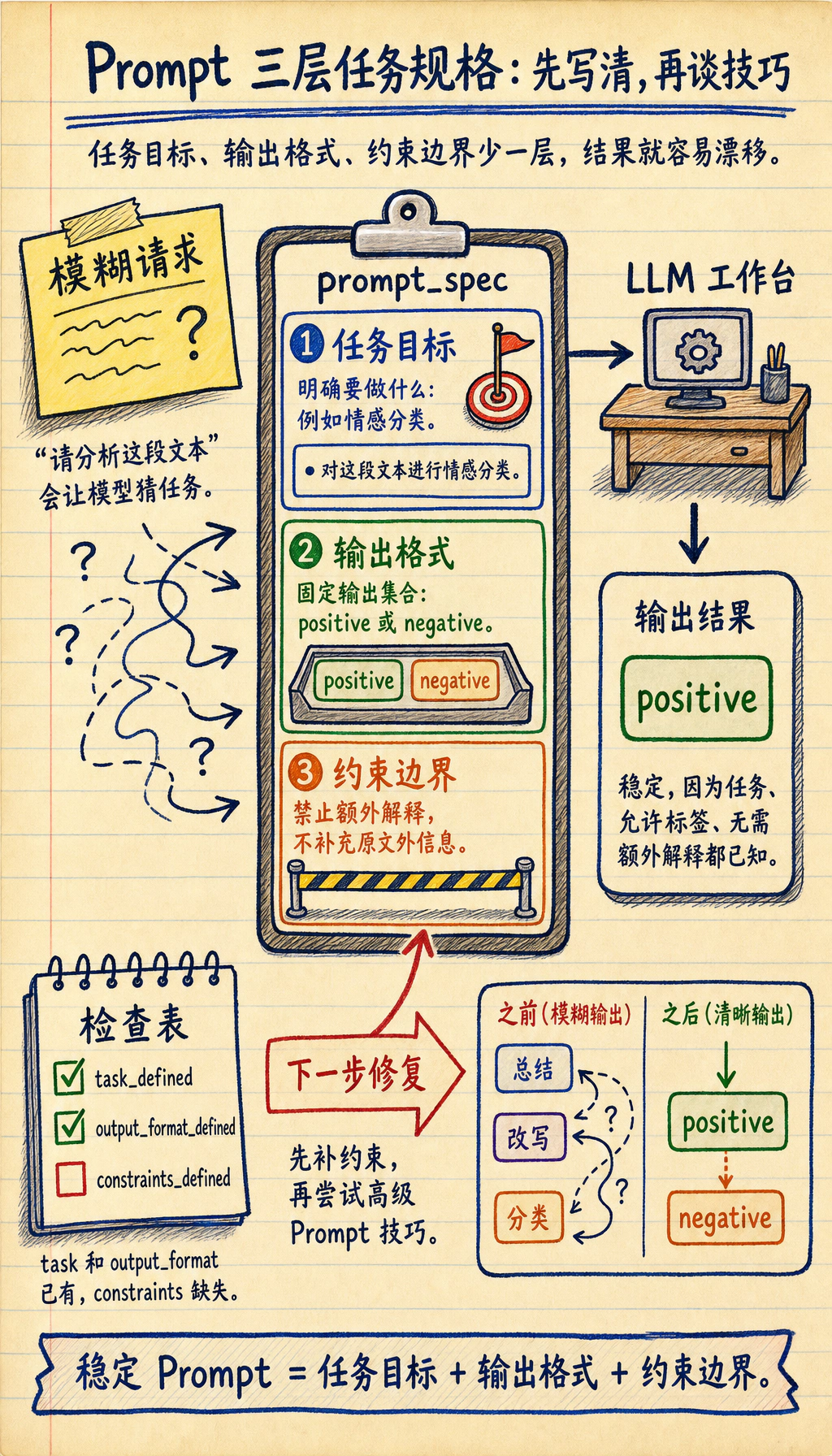 Prompt 三层任务规格图
