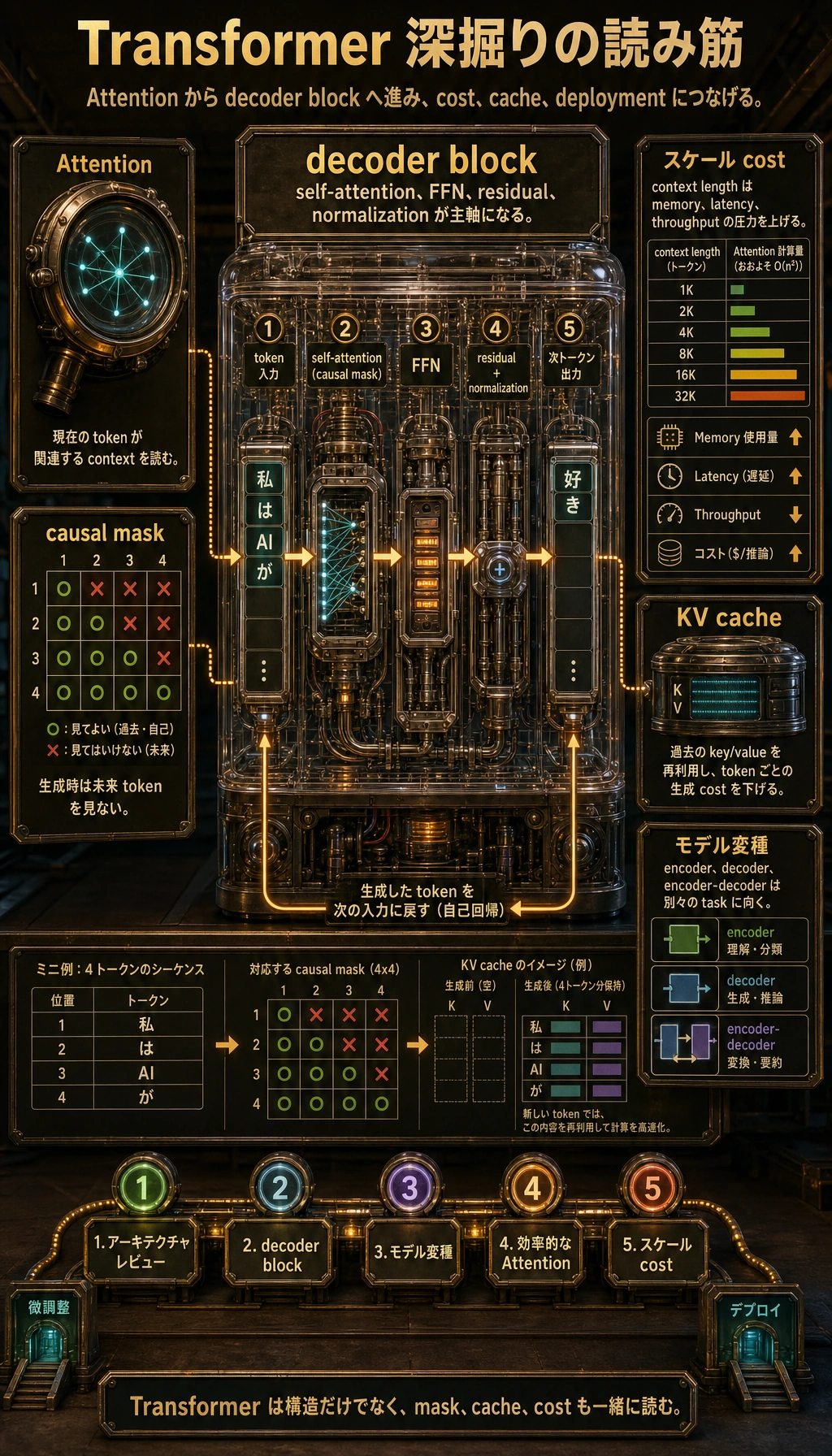 Transformer 深掘り章関係図