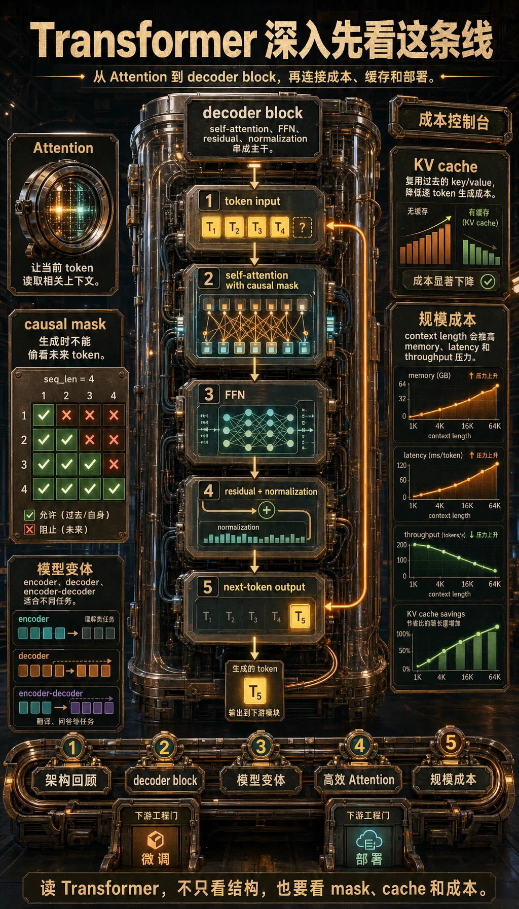 Transformer 深入章节关系图