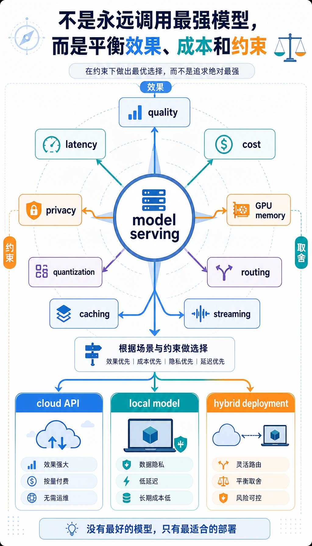 模型服务选择决策图