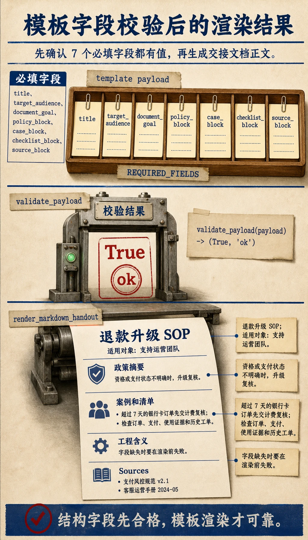 模板字段校验渲染结果图
