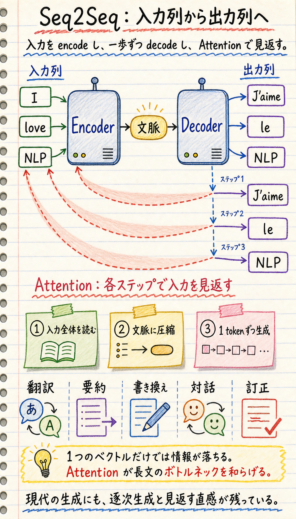 Seq2Seq 章の進め方