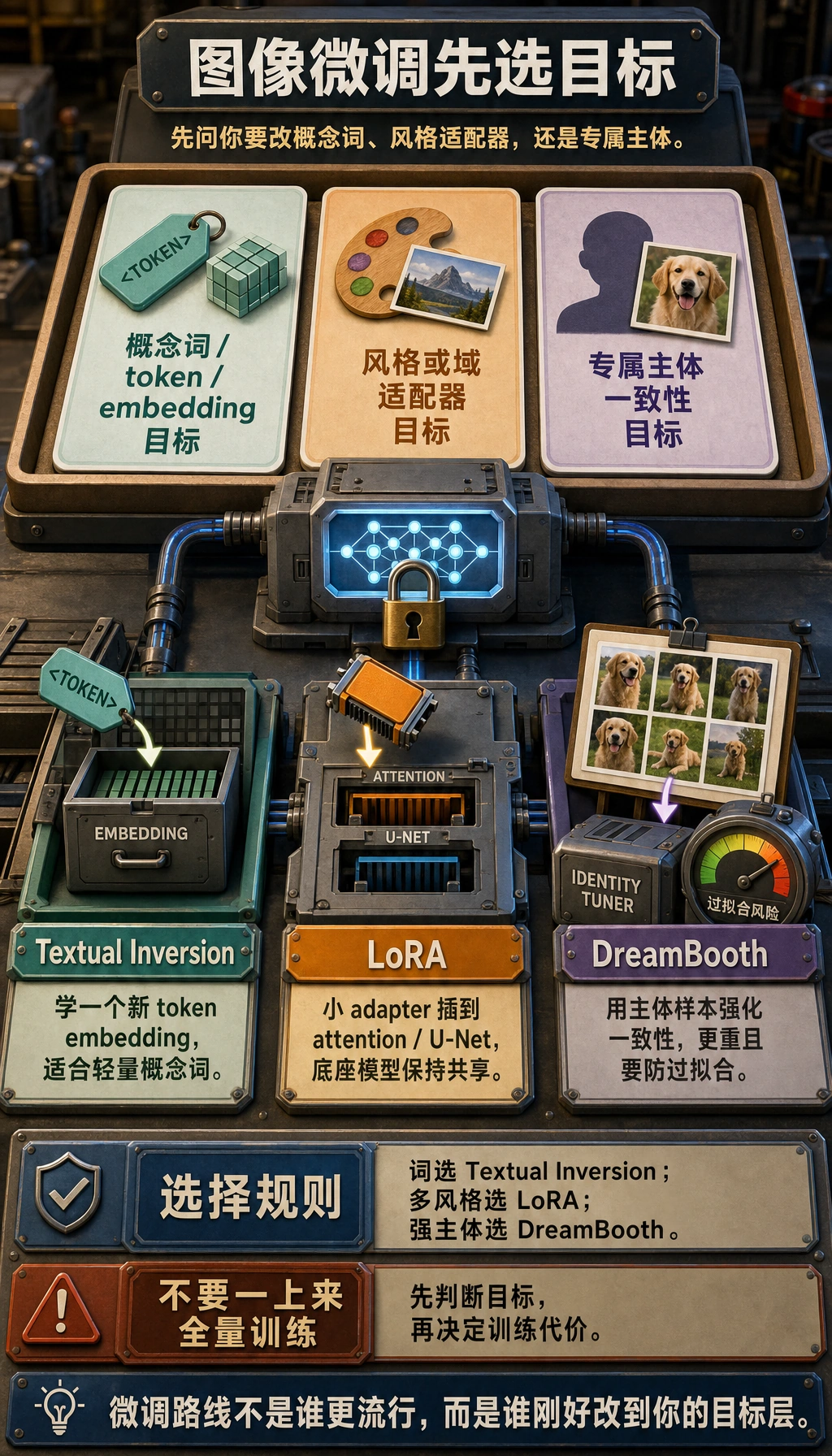 图像生成微调路线选择图