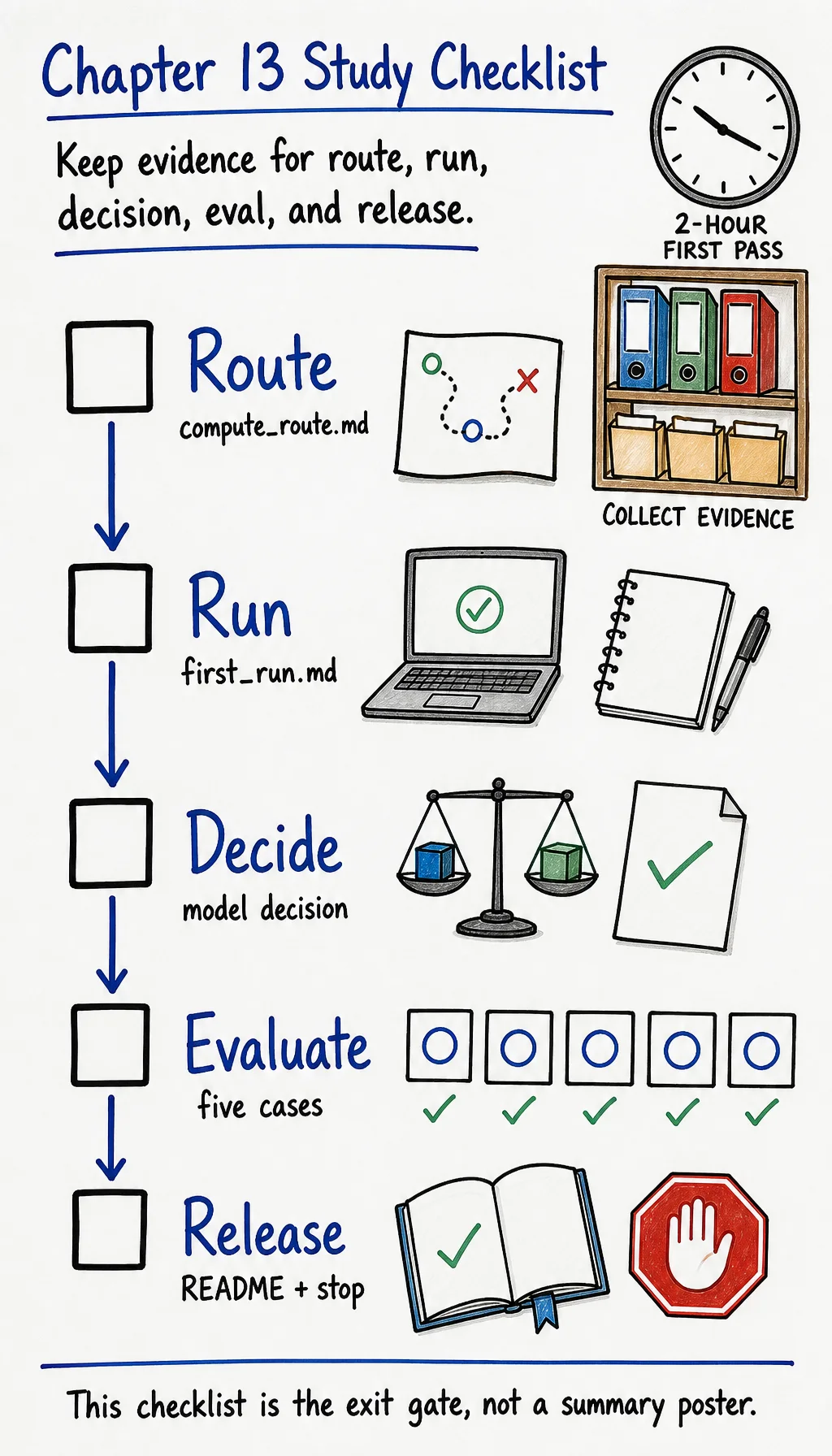 Chapter 13 open-source LLM study checklist