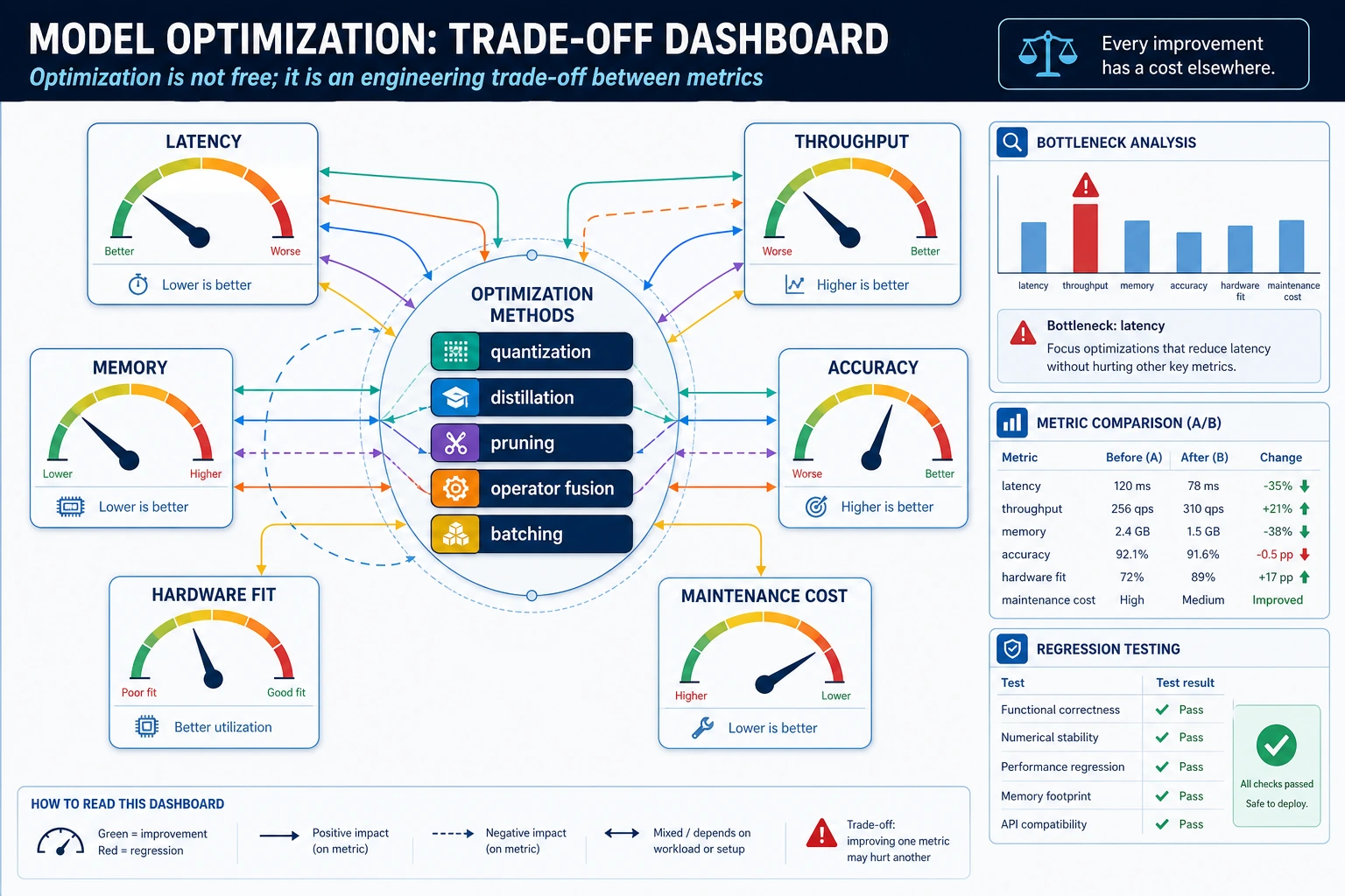 Model Optimization Trade-off Dashboard