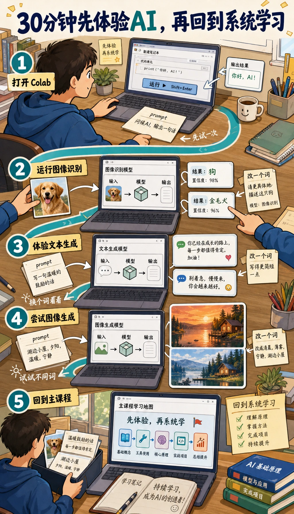 30 分钟 AI 快速体验闭环