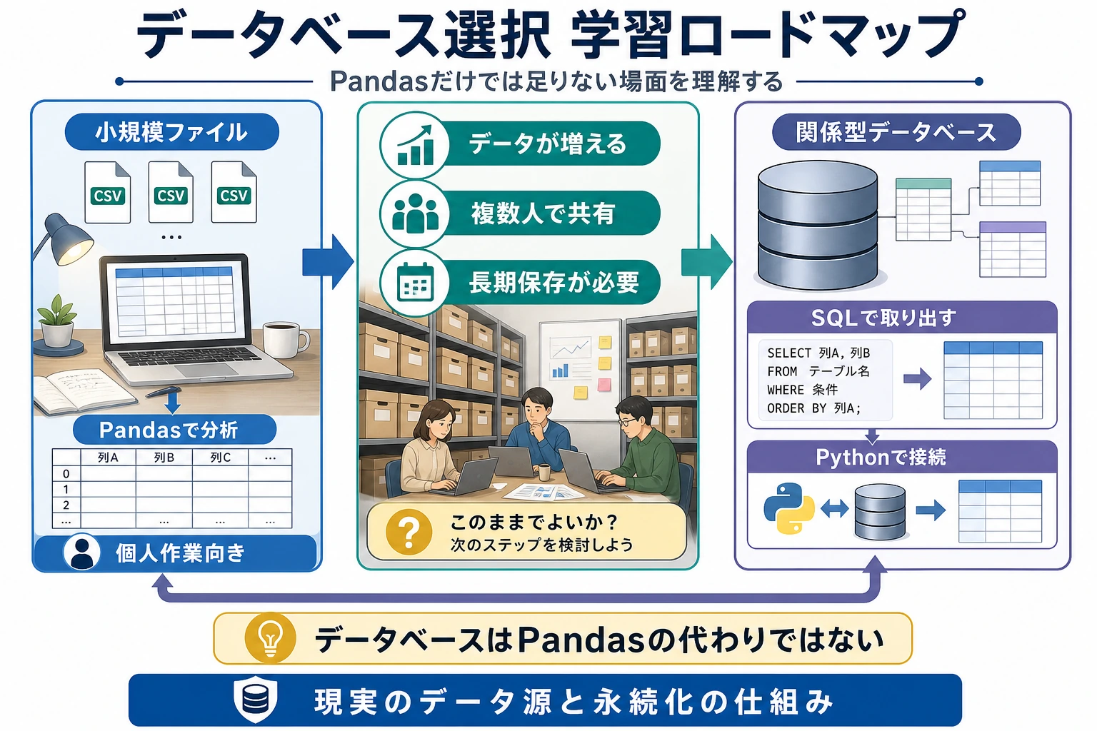 データベース選択学習ロードマップ