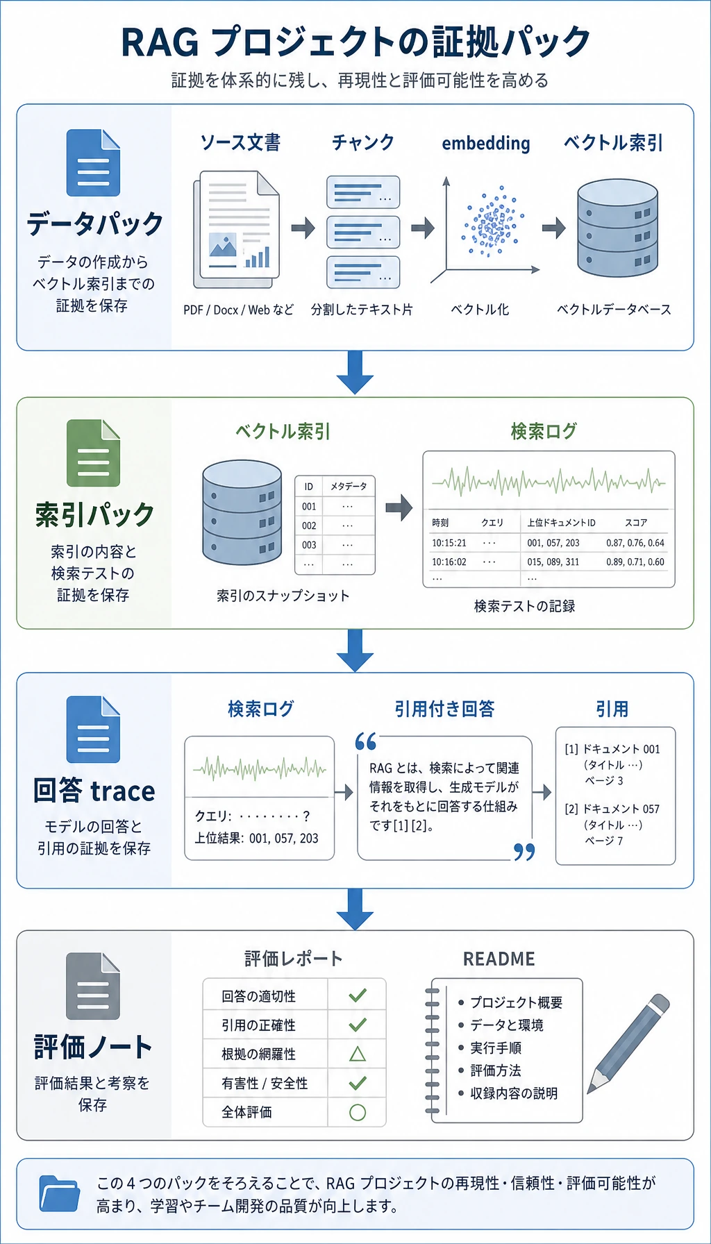 RAG ポートフォリオ証拠パック