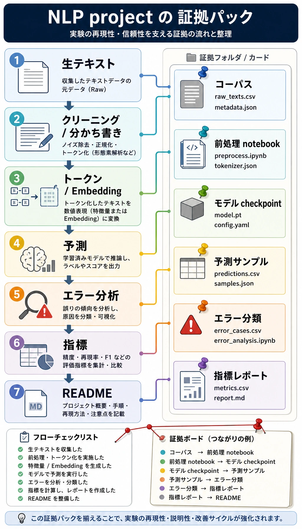 NLP ポートフォリオ証拠パック