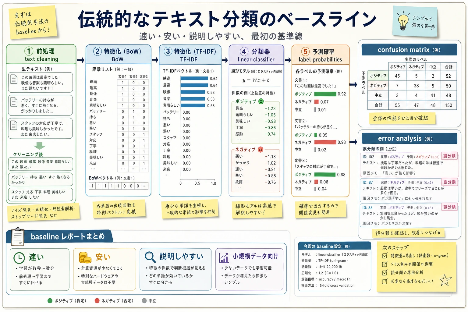 従来分類 baseline の流れ