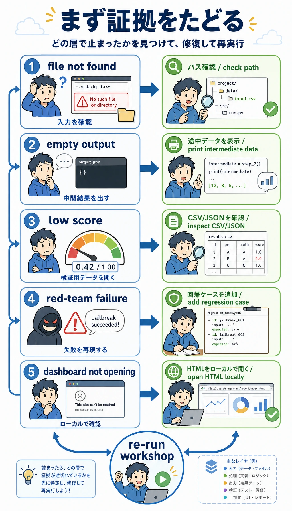 選択ワークショップのデバッグループ
