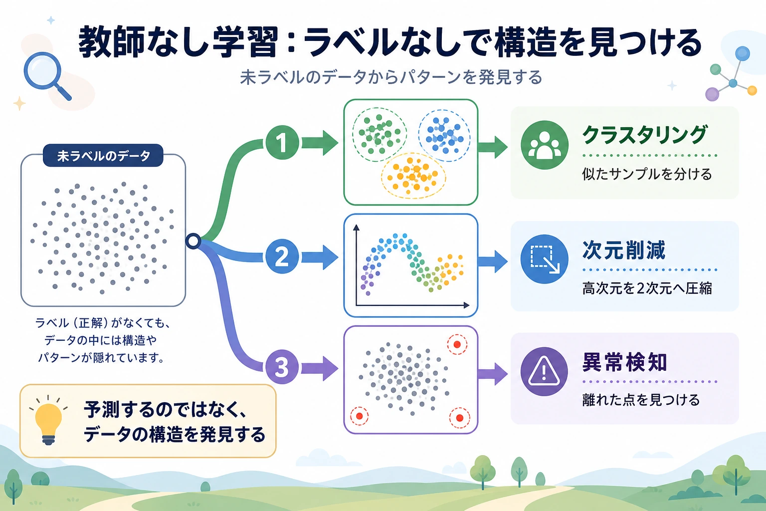 教師なし学習ロードマップ