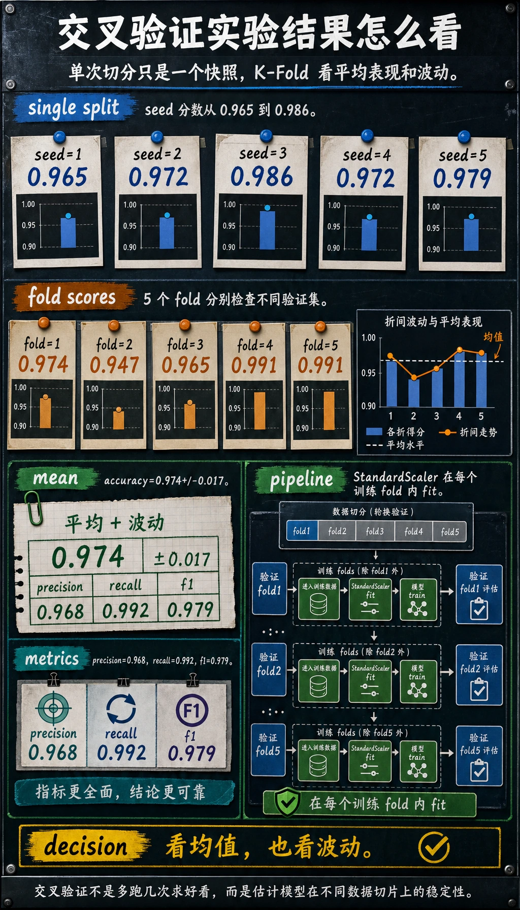 交叉验证实验结果图