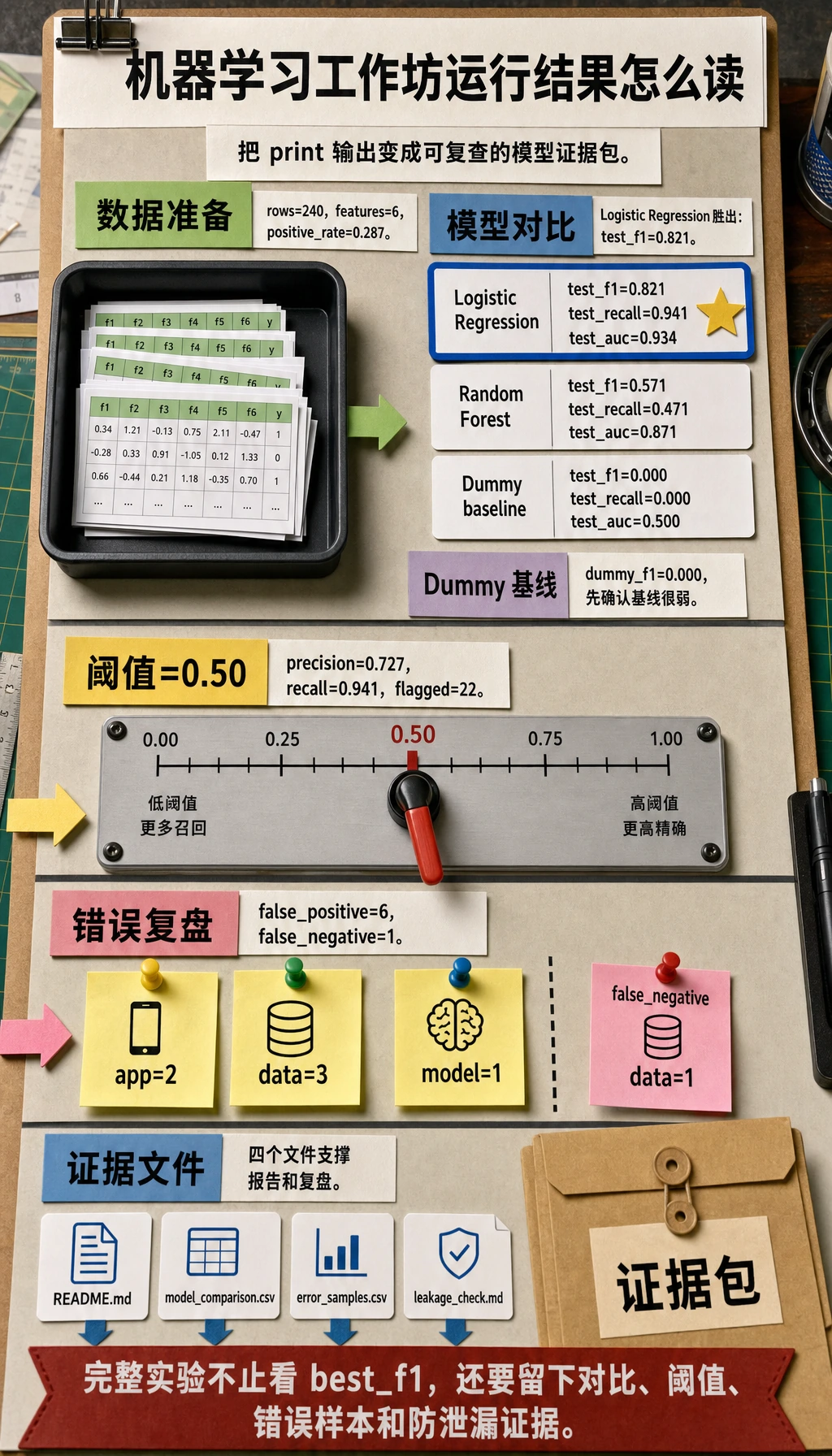 机器学习工作坊证据包结果图