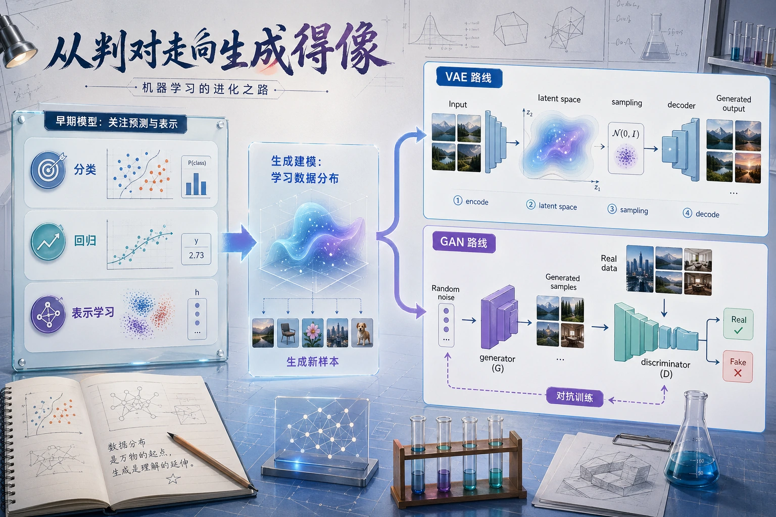 生成模型章节关系图
