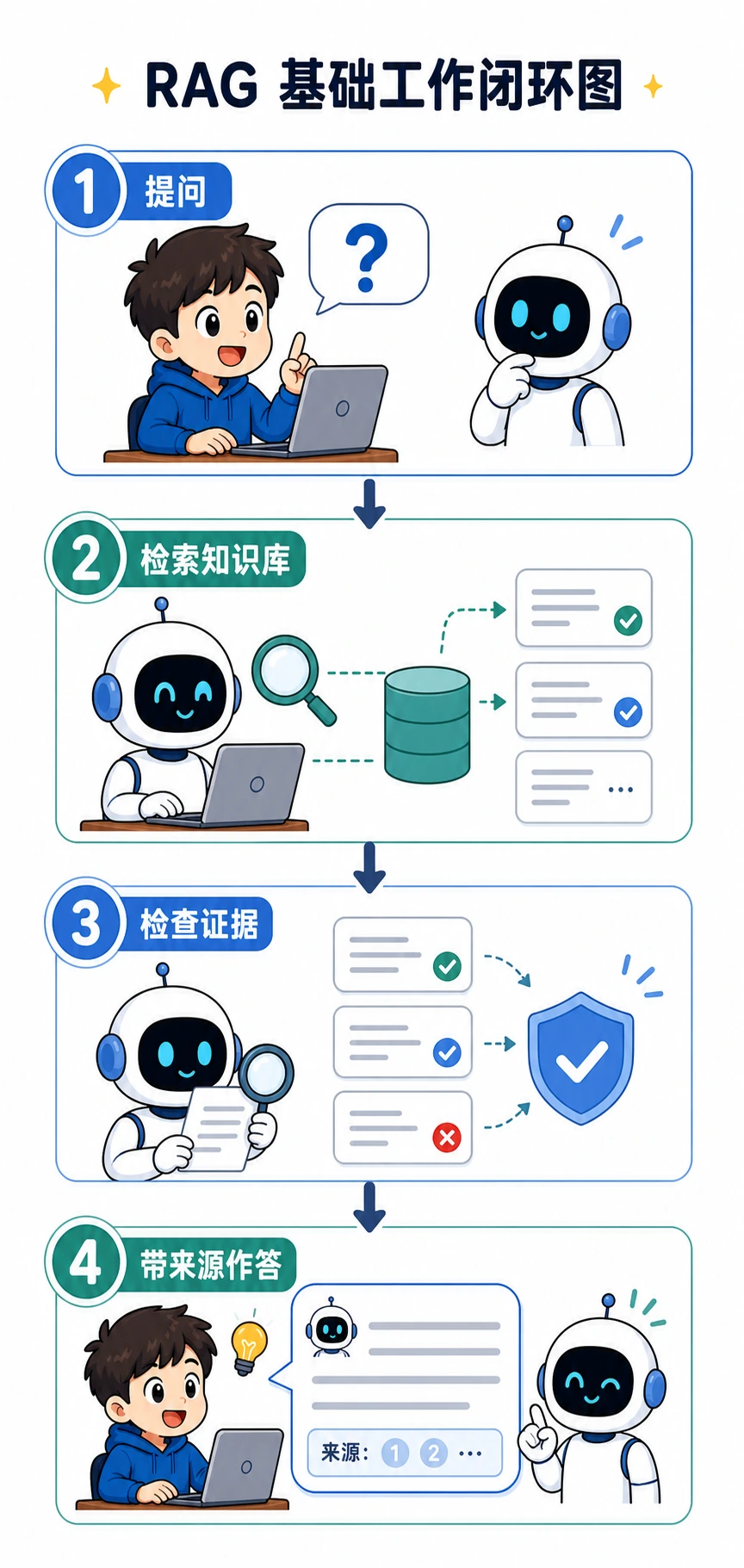 RAG 基础工作闭环图