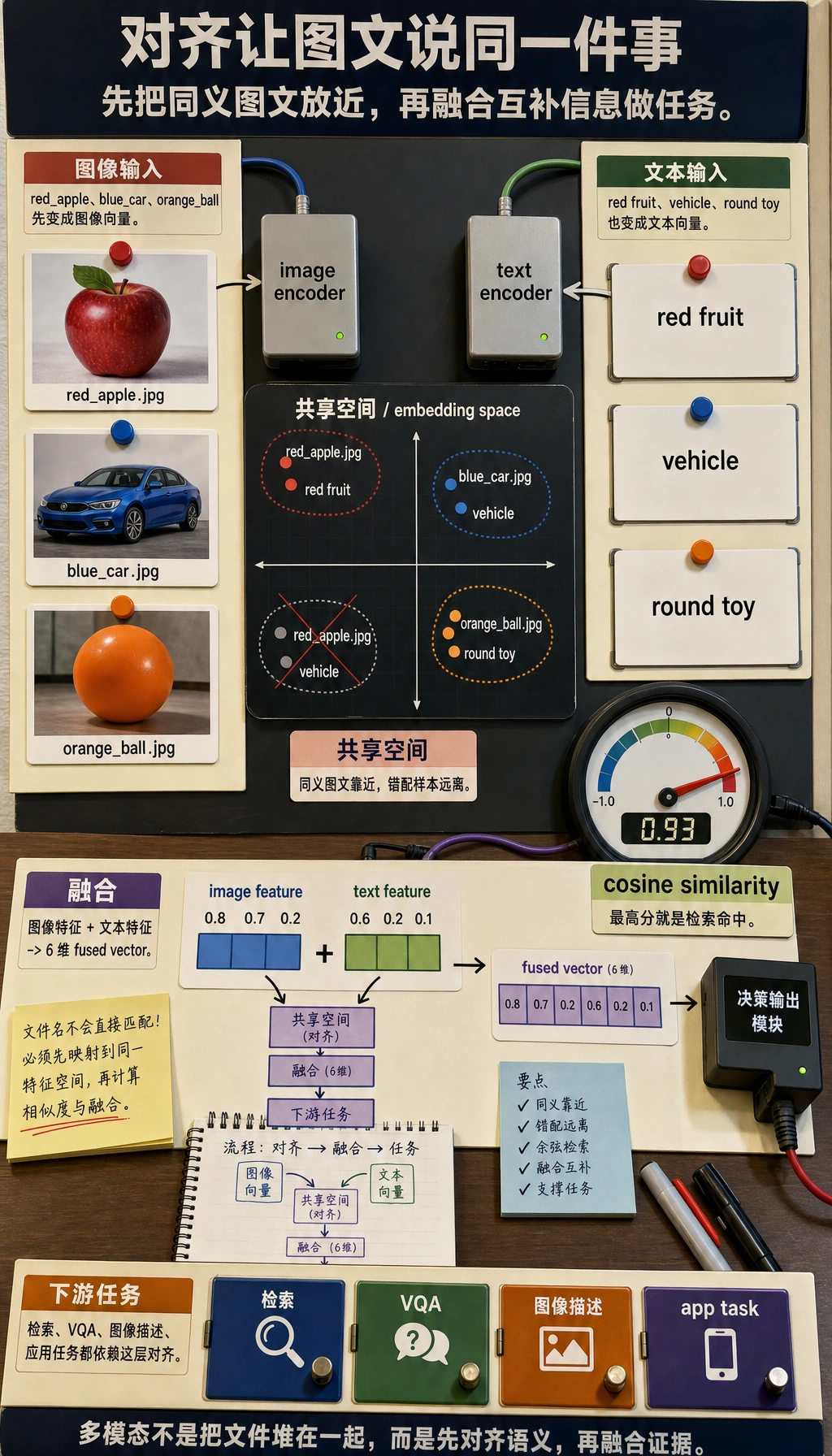 多模态对齐与融合图